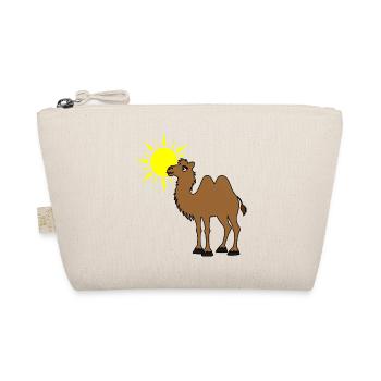 Camel with Sun in the Desert - Organic Pouch - nature - Front