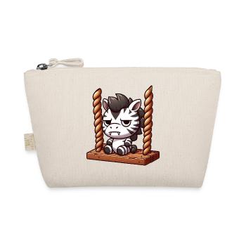 Zèbre se balançant agacé drôle Design - Trousse biologique - nature - Devant