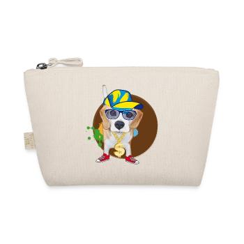Beagle hip-hop cool avec lunettes de soleil et style - Trousse biologique - nature - Devant