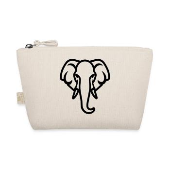 elephant - Organic Pouch - nature - Front