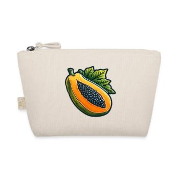 Papaye Illustrée Colorée pour Vêtements - Trousse biologique - nature - Devant