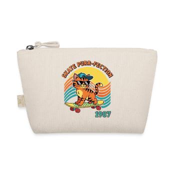 Skate cat - Organic Pouch - nature - Front