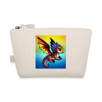Drache - Bio-Täschchen - Natur - Vorne