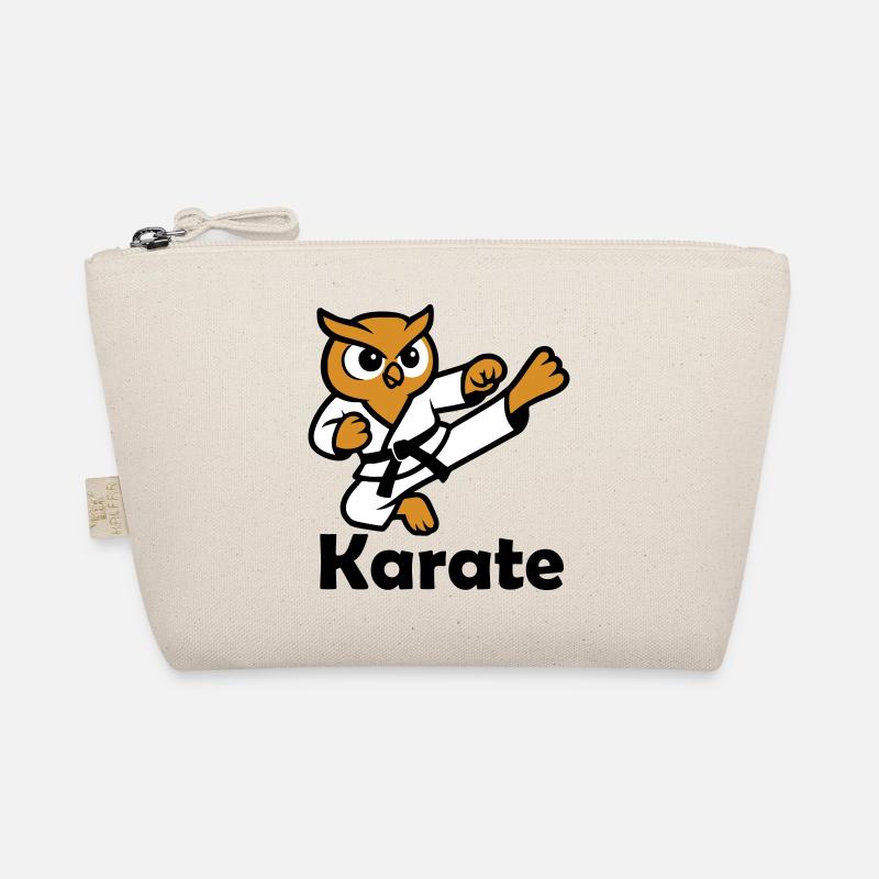 Karate Eule Bio-Täschchen