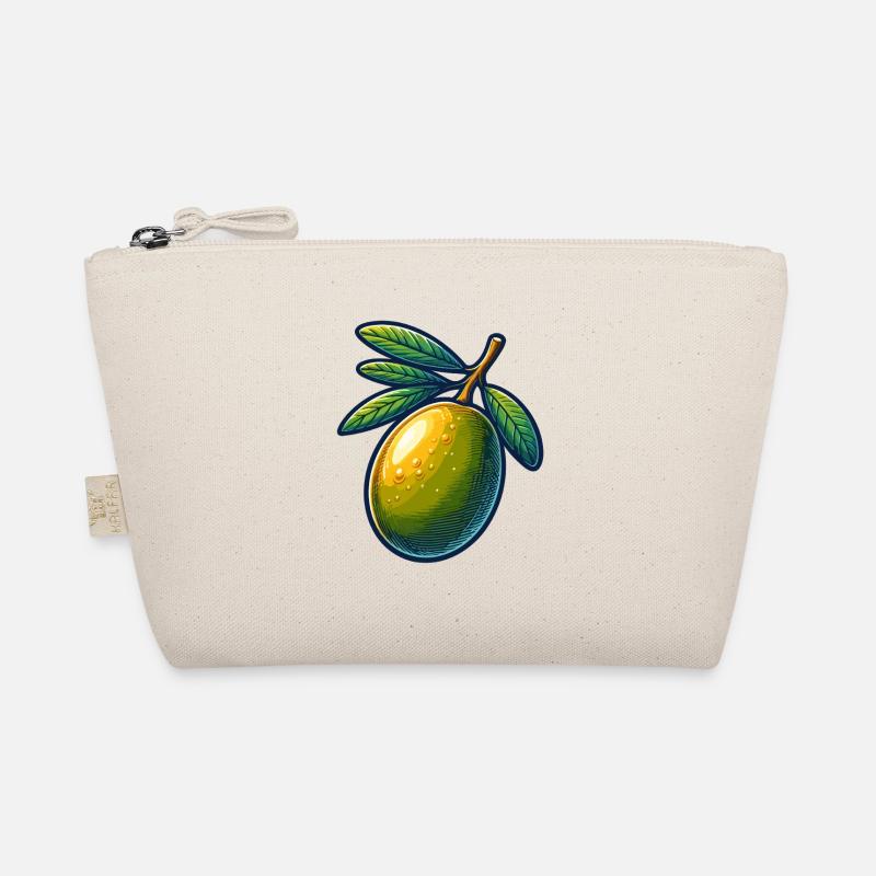Refreshing olive illustration Organic Pouch