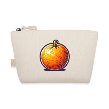 Pop Art Tangerine - Bio-Täschchen - Natur - Vorne