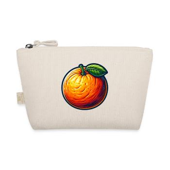 Colorful Illustrated Orange - Organic Pouch - nature - Front