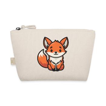 Renard mignon de dessin animé amoureux des animaux - Trousse biologique - nature - Devant