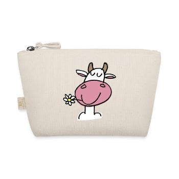Merry Cow and Delicate Flower - Organic Pouch - nature - Front