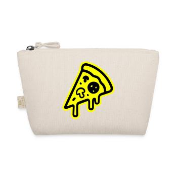 Pizza Symbol - Bio-Täschchen - Natur - Vorne