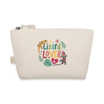 Lizard Lover Illustration - Organic Pouch - nature - Front