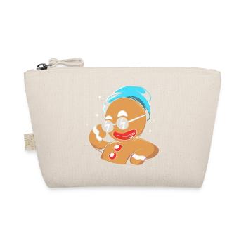 Gingerbread man Christmas gingerbread - Organic Pouch - nature - Front