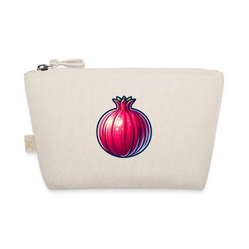 Pomegranate Fruit Pop Art - Organic Pouch - nature - Front