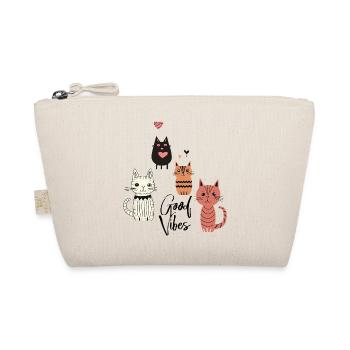Playful Cats - Organic Pouch - nature - Front