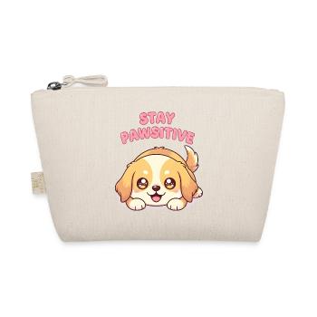 Stay Pawsitive - Golden Retriever Welpe - Bio-Täschchen - Natur - Vorne
