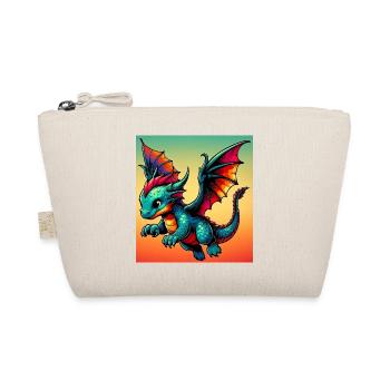 Drache - Bio-Täschchen - Natur - Vorne