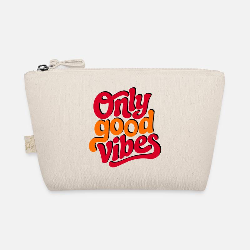 Positive Vibes Design lettré à la main Trousse biologique