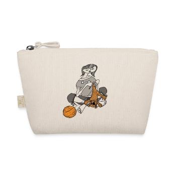 Crochet is fun - Organic Pouch - nature - Front
