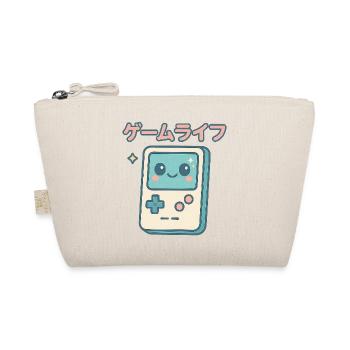 Retro Game Console Kawaii Lifestyle - Organic Pouch - nature - Front