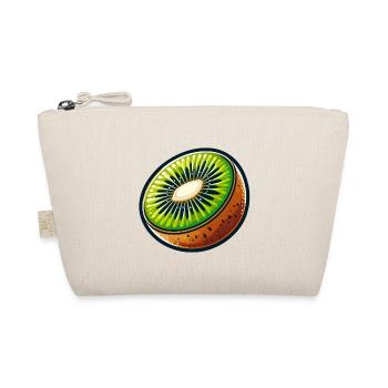 Helle Kiwi-Scheibe - Bio-Täschchen - Natur - Vorne