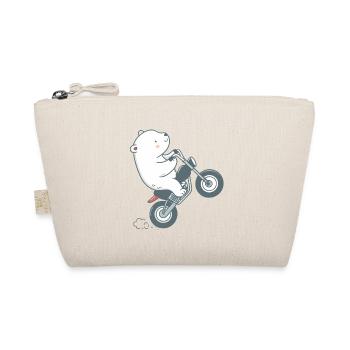 Ourson Moto Cartoon Aventure - Trousse biologique - nature - Devant