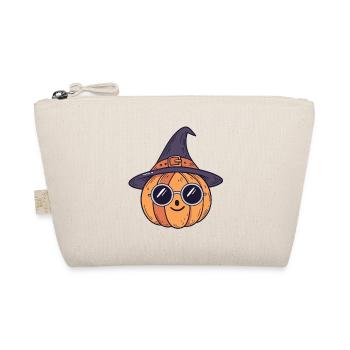 Pumpkin Witch Glasses - Organic Pouch - nature - Front