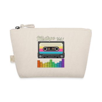 Mixtape Vol.1 Retro Kassette - Bio-Täschchen - Natur - Vorne