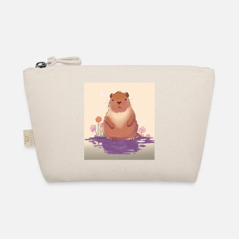 Pastellfarbener See Capybara Bio-Täschchen