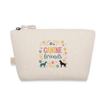 Colorful Canine Friendship - Organic Pouch - nature - Front