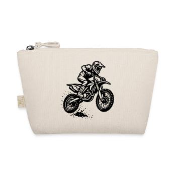 motocross design - Organic Pouch - nature - Front