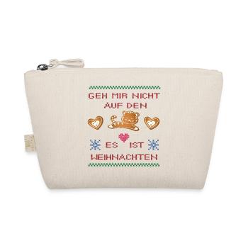 Don't get on my nerves Christmas - Organic Pouch - nature - Front