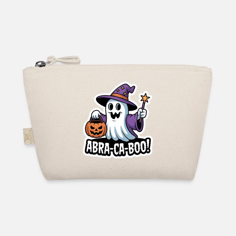 Wizard Boo – Spooky Cute Halloween Ghost wand Bio-Täschchen