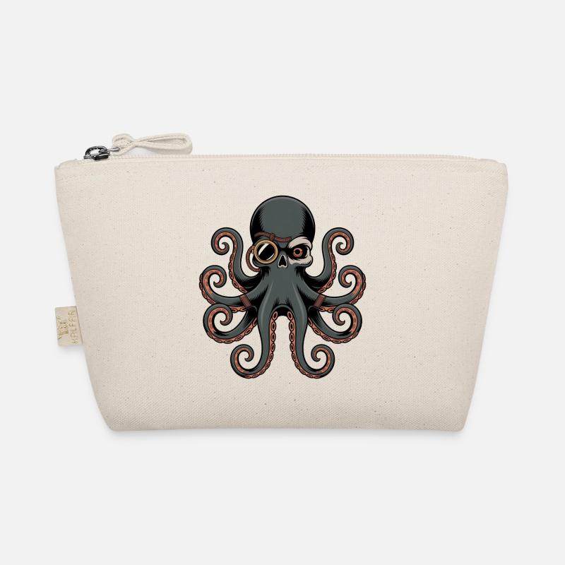 Pieuvre dans le style steampunk avec monocle Trousse biologique