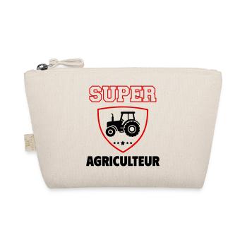 Super Farmer, Father's Day, Christmas - Organic Pouch - nature - Front