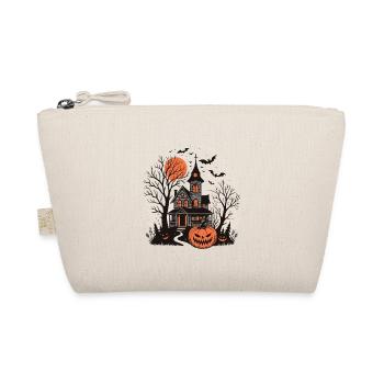 Maison Halloween et Citrouille Lumineuse - Trousse biologique - nature - Devant