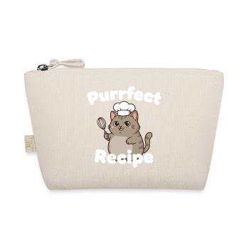 Purfect Recipe Cat Cooking Design - Organic Pouch - nature - Front