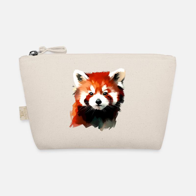 Kleiner Panda - Bio-Täschchen - Natur