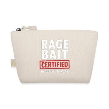 Rage Bait zertifizierter Griff mit Sorgfalt, lustig - Bio-Täschchen - Natur - Vorne