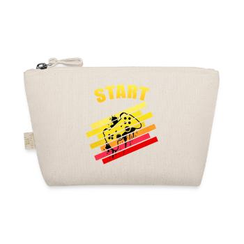 Manette de jeu rétro vintage Start | Neon Graff - Trousse biologique - nature - Devant