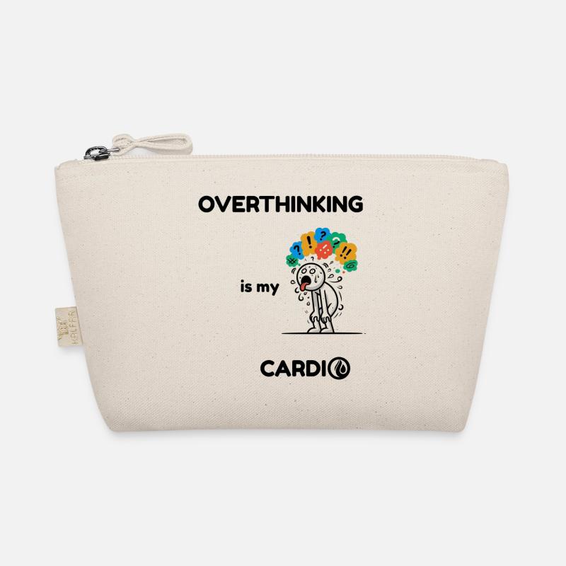 Trop réfléchir est mon cardio - Citation drôle sur l’anxiété Trousse biologique
