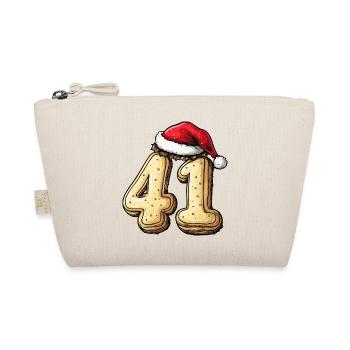 41 Number Cookie Christmas - Organic Pouch - nature - Front
