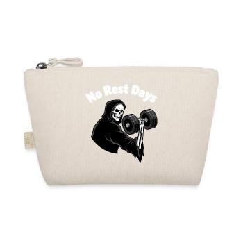 No Rest Days Grim Lifter - Organic Pouch - nature - Front
