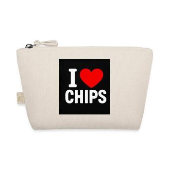 I Heart Chips - Organic Pouch - nature - Front