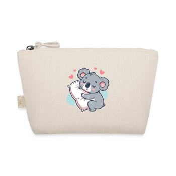 Koala câlin et oreiller coeur - Trousse biologique - nature - Devant