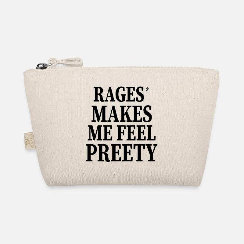 Rage Make Me Feel – Funny Cool Bold Vibe Bio-Täschchen