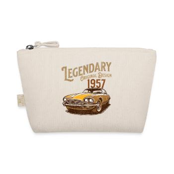 Legendäres 1957 Auto Retro Design - Bio-Täschchen - Natur - Vorne