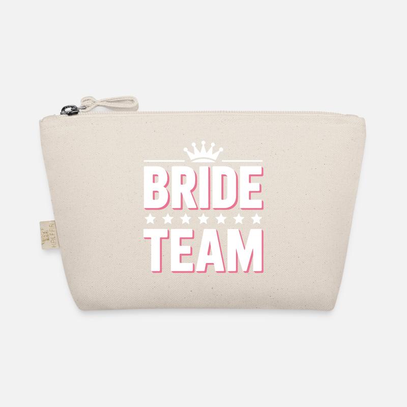 Brautteam Krone Team Bride Bio-Täschchen
