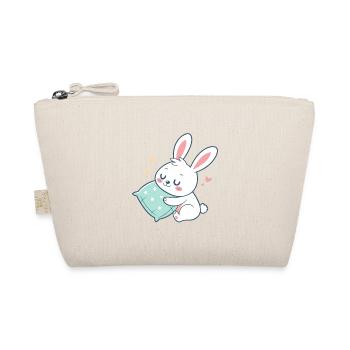 Lapin câlin et oreiller étoilé - Trousse biologique - nature - Devant