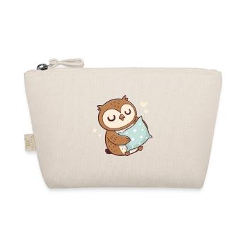 Cuddly Owl and Starry Cloud - Organic Pouch - nature - Front