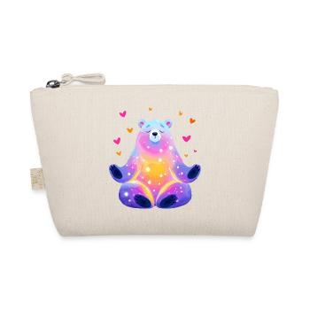 Rainbow Bear - Organic Pouch - nature - Front